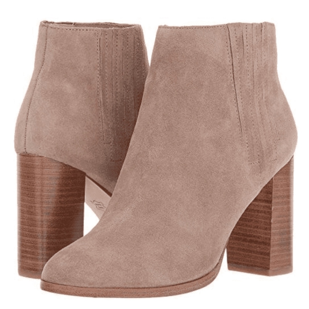 Joie Yara Suede Block Heel Bootie Size 39